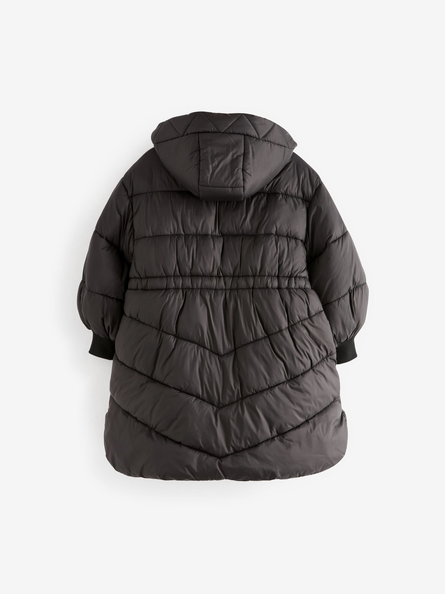 Black down padded coat online