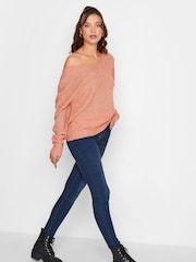 Pink - Long Tall Sally Pullover mit V-Ausschnitt - Bild 2 von 4