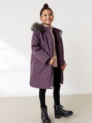 Purple Waterproof Parka (3-16yrs) - Image 1 of 1