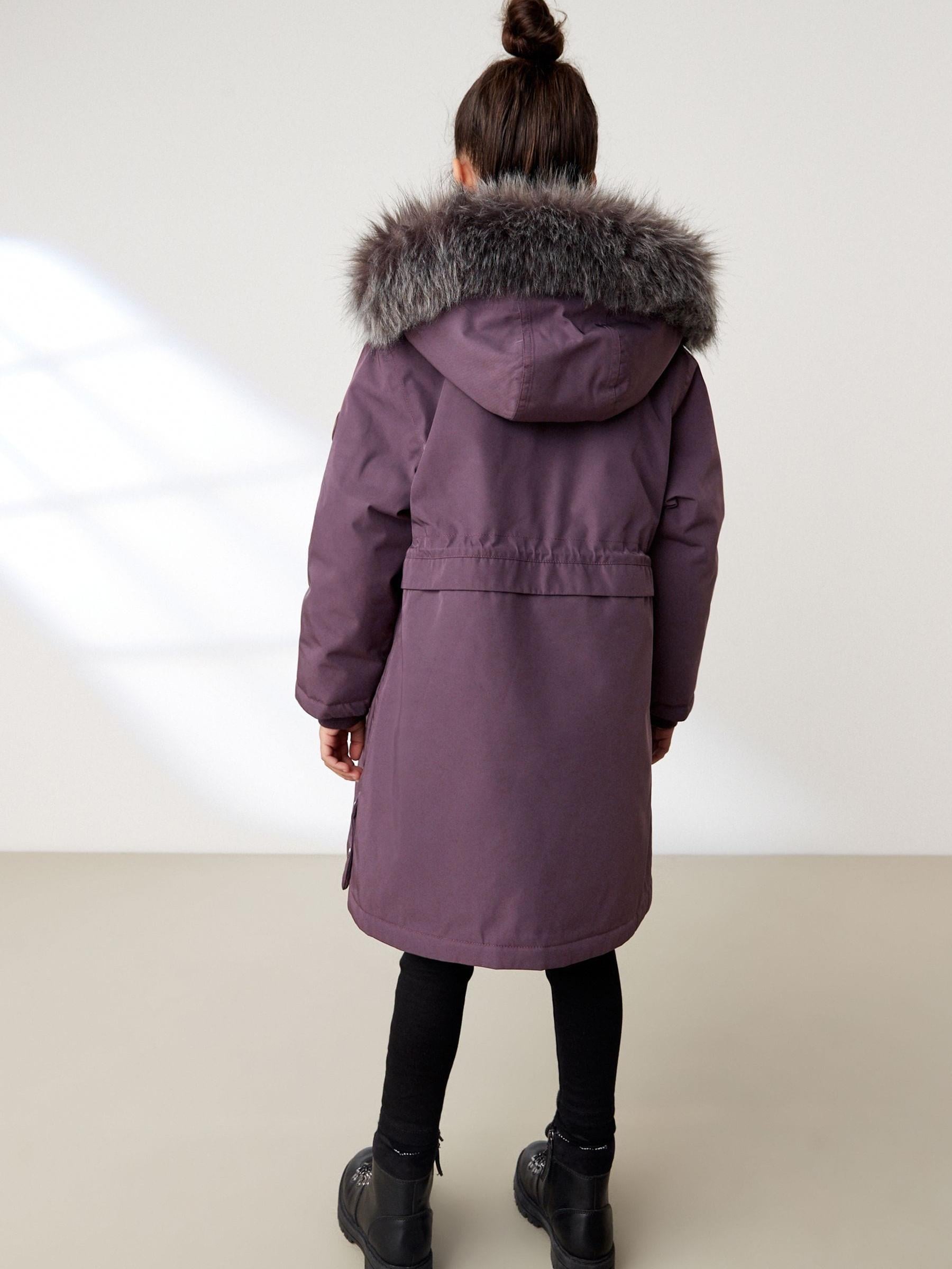 Buy Purple Waterproof Parka (3-16yrs) from Next Luxembourg