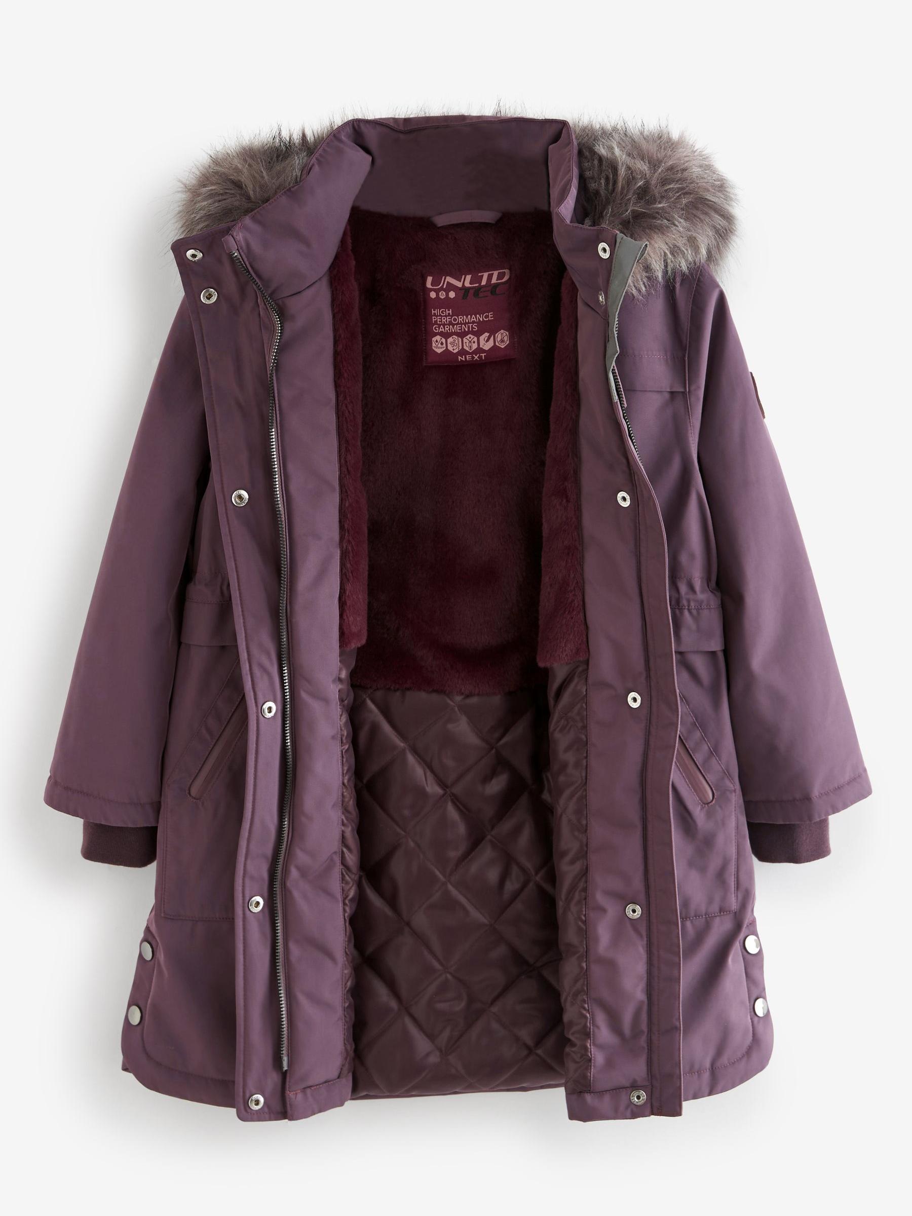 Buy Purple Waterproof Parka (3-16yrs) from Next Luxembourg