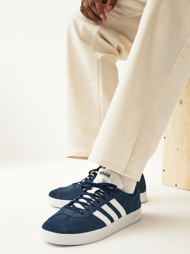 adidas Blue Sportswear Vl Court 2.0 Trainer - Image 1 of 13