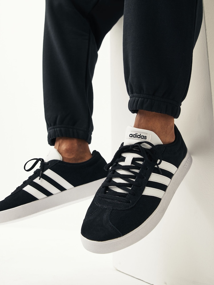 adidas Black/White Sportswear Vl Court 2.0 Trainer - Image 2 of 13