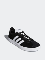 adidas Black/White Sportswear Vl Court 2.0 Trainer - Image 5 of 13