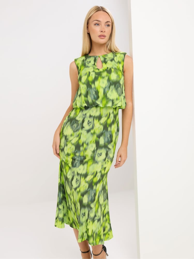 Star by Julien MacDonald Green Keyhole Jersey Dress - Image 2 of 5 Star by Julien MacDonald Green Keyhole Jersey Dress - Image 2 of 5