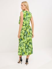 Star by Julien MacDonald Green Keyhole Jersey Dress - Image 3 of 5