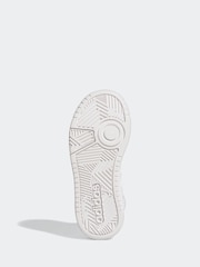 adidas White Hoops Mid Trainers - Image 7 of 9