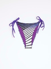 River Island Dark Blue Side Zebra Briefs - Image 5 of 5