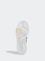 Rosa weiß schwarz - adidas Originals Hoops 3.0 klassische, niedrige Turnschuhe - Bild 7 von 9
