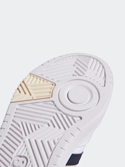 Rosa weiß schwarz - adidas Originals Hoops 3.0 klassische, niedrige Turnschuhe - Bild 9 von 9