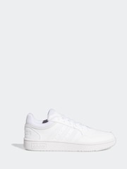 Weiß - adidas Originals Hoops 3.0 klassische, niedrige Turnschuhe - Bild 3 von 11