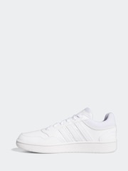 Weiß - adidas Originals Hoops 3.0 klassische, niedrige Turnschuhe - Bild 4 von 11