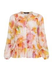 Star by Julien MacDonald Orange Frilled Hem Blouse - Image 5 of 5