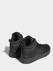adidas Hoops 3.0 Mid Lifestyle Basketball Classic Faux Fur Lining Winterized Trainers - Изображение 5 из 10