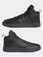 adidas Hoops 3.0 Mid Lifestyle Basketball Classic Faux Fur Lining Winterized Trainers - Изображение 6 из 10