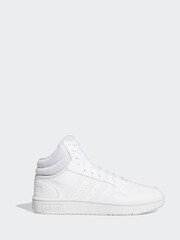 adidas White Hoops 3.0 Shoes - Image 1 of 9