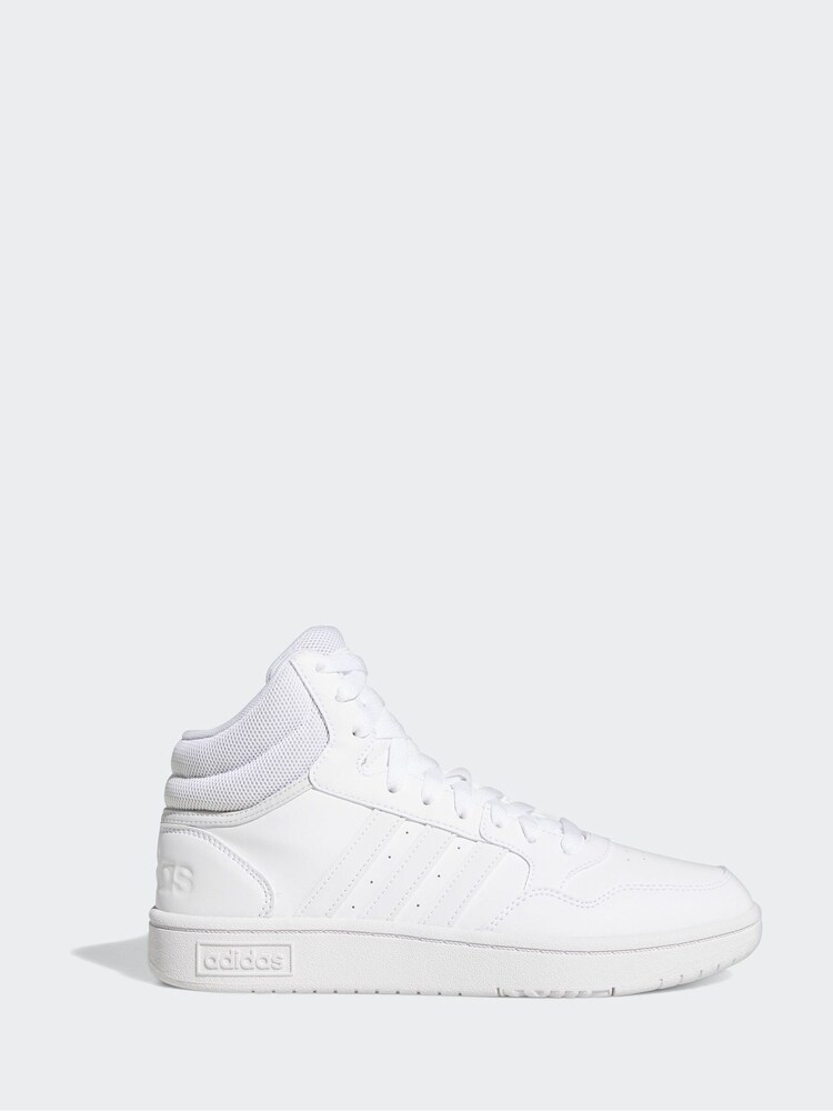 adidas White Hoops 3.0 Shoes - Image 1 of 9