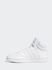 adidas White Hoops 3.0 Shoes - Image 2 of 9