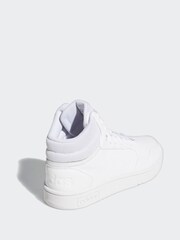 adidas White Hoops 3.0 Shoes - Image 4 of 9