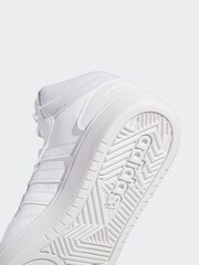 adidas White Hoops 3.0 Shoes - Image 9 of 9