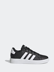 Negro/Blanco - Zapatillas con cordones Grand Court de adidas - Imagen 1 de 9