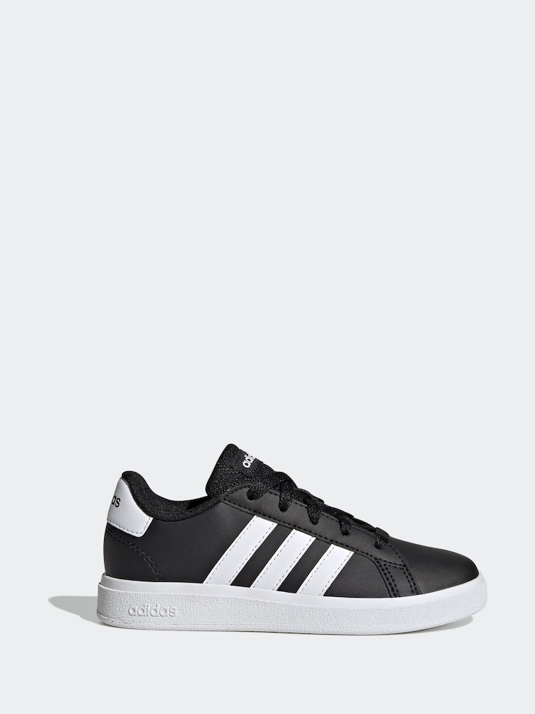 Negro/Blanco - Zapatillas con cordones Grand Court de adidas - Imagen 1 de 9