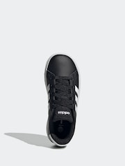 Negro/Blanco - Zapatillas con cordones Grand Court de adidas - Imagen 7 de 9