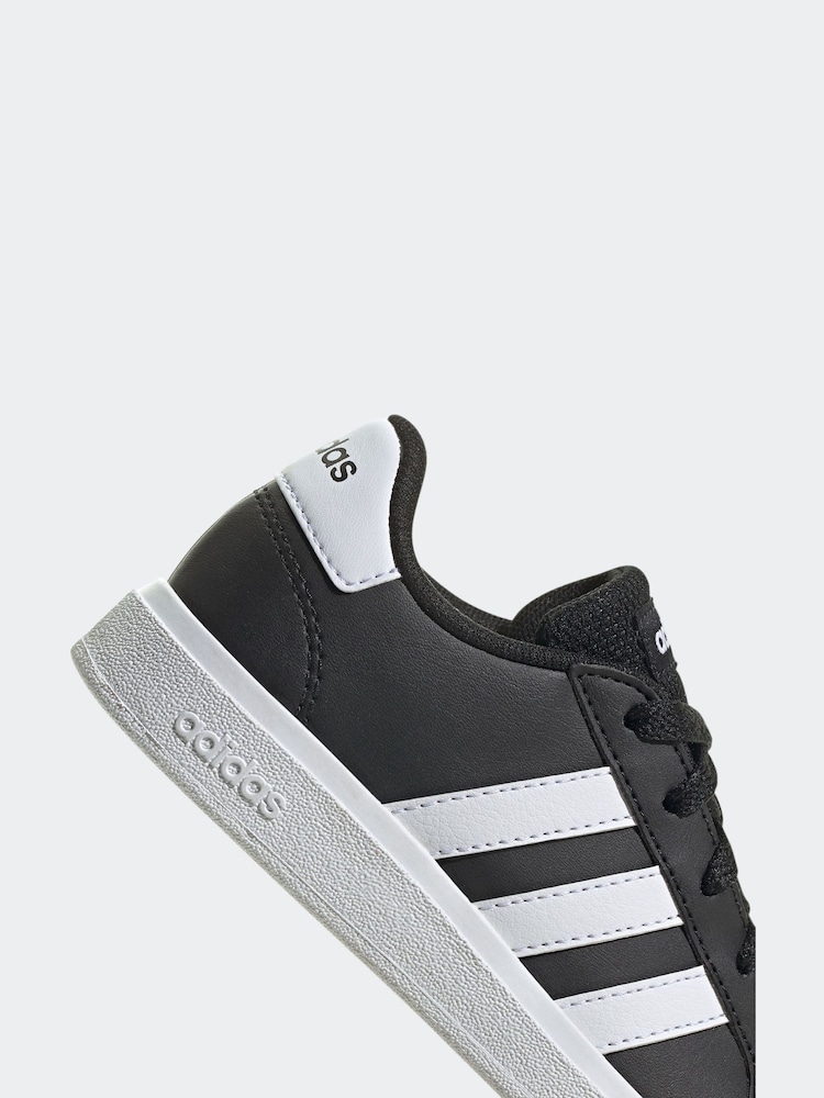 Negro/Blanco - Zapatillas con cordones Grand Court de adidas - Imagen 9 de 9