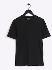 River Island Black 100% Cotton Muscle T-Shirts 5 Pack - Image 5 of 7