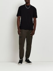 River Island Black 100% Cotton Regular T-Shirts 5 Pack - Image 2 of 5