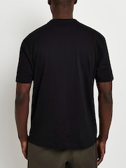 River Island Black 100% Cotton Regular T-Shirts 5 Pack - Image 4 of 5