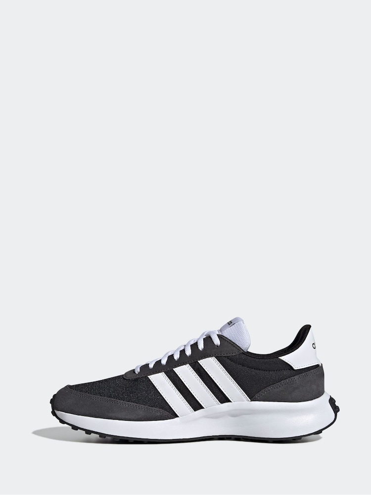 Črno-bela - Adidas Tekaški copati za življenjski slog Run 70s - Slika 2 iz 9