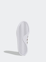 adidas White/Silver Grand Court 2.0 Trainers - Image 8 of 11