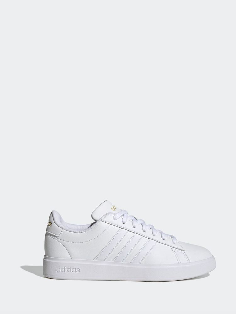 adidas Cream/white Grand Court 2.0 Trainers - Image 1 of 9