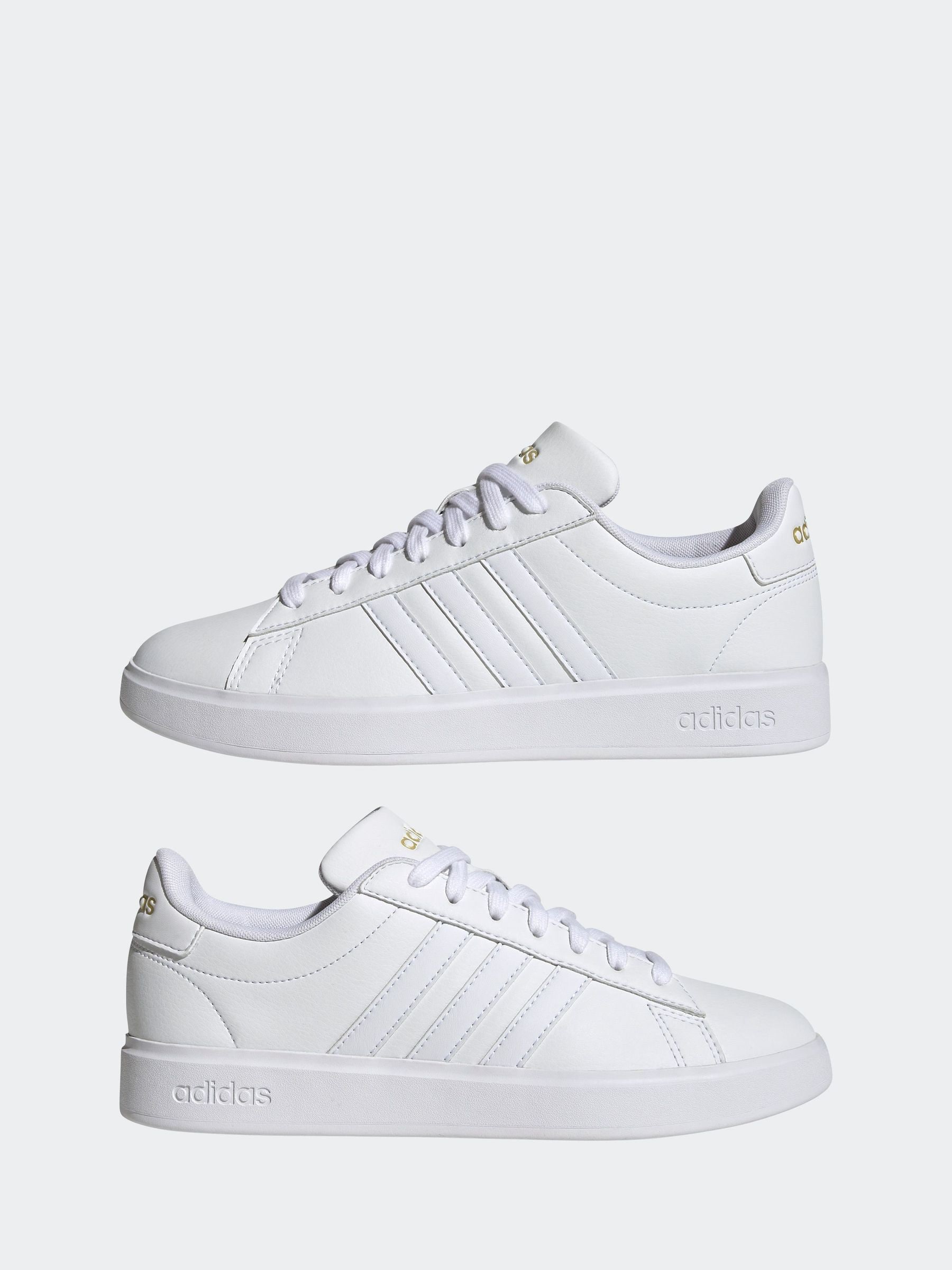 Buy adidas Cream white Grand Court 2.0 Trainers from Next USA