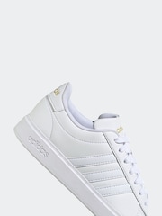 adidas Cream/white Grand Court 2.0 Trainers - Image 8 of 9