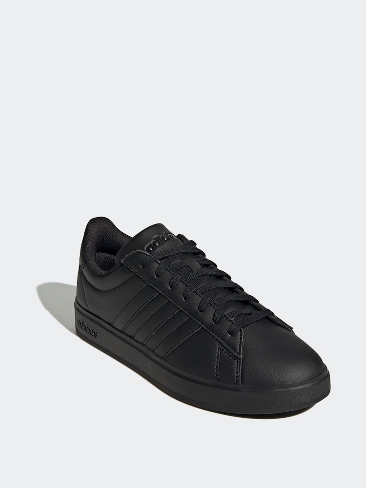 adidas Black Grand Court 2.0 Trainers - Image 3 of 9
