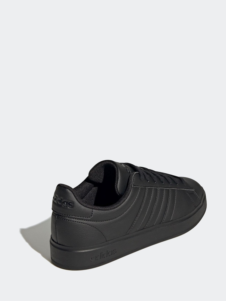 adidas Black Grand Court 2.0 Trainers - Image 4 of 9