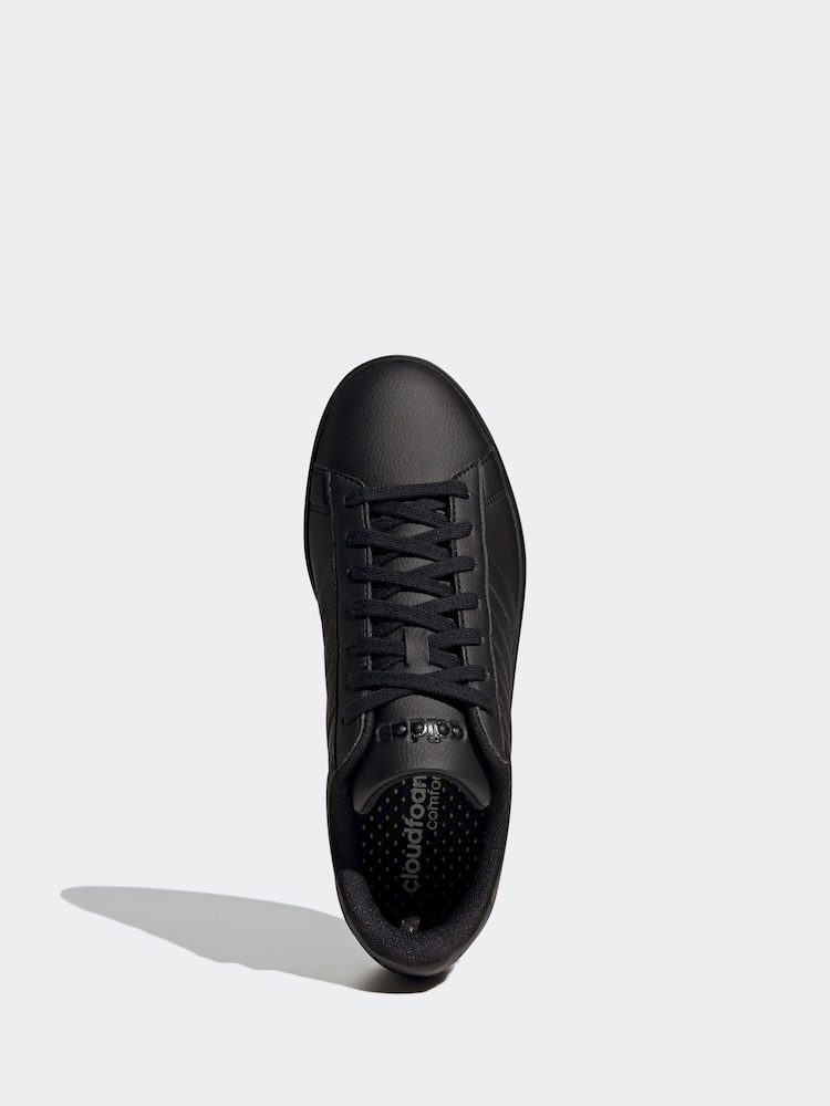 adidas Black Grand Court 2.0 Trainers - Image 6 of 9
