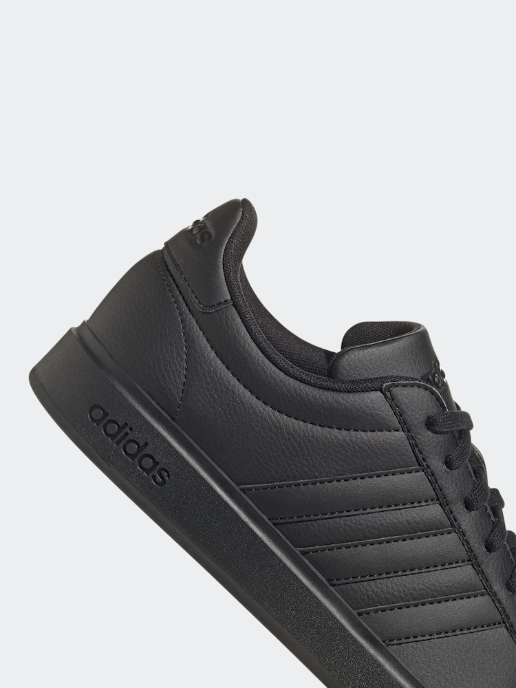 adidas Black Grand Court 2.0 Trainers - Image 8 of 9