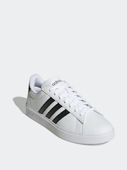 adidas White/Black Grand Court 2.0 Trainers - Image 3 of 8