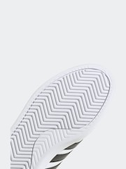 adidas White/Black Grand Court 2.0 Trainers - Image 8 of 8