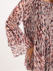 Star by Julien MacDonald Orange Frilled Sleeve Blouse - Image 4 of 5