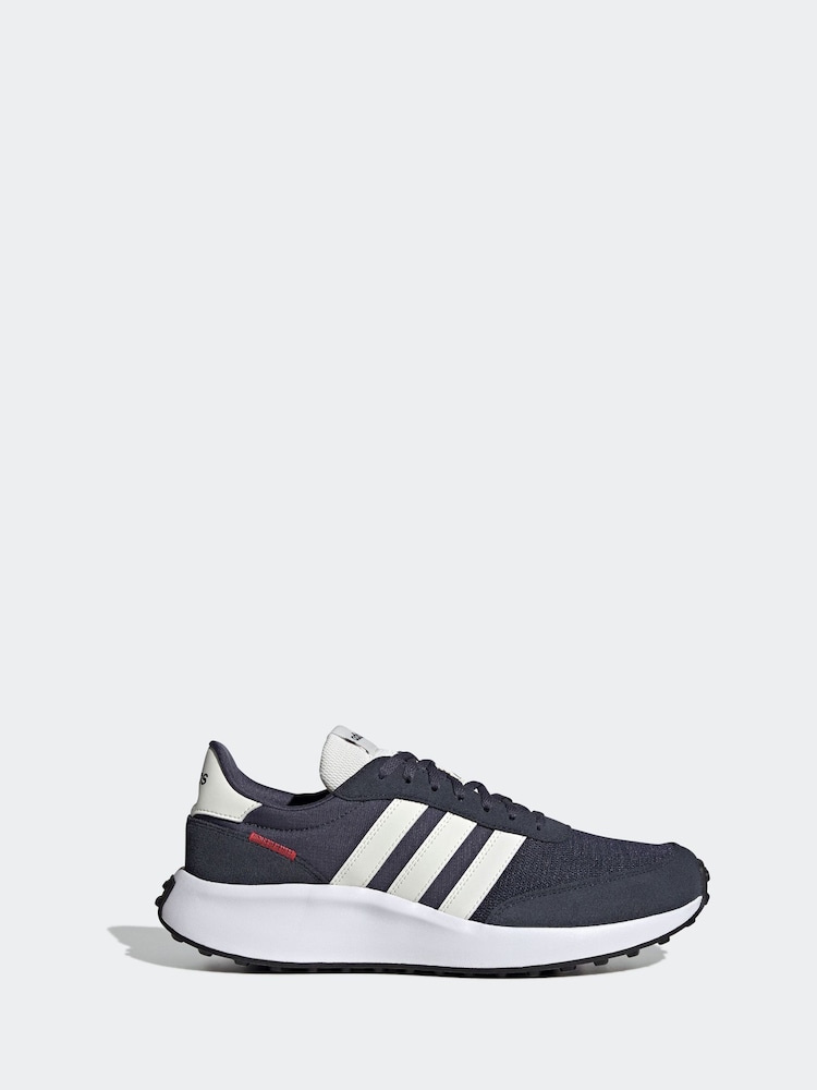 adidas Blue/white Run 70s Lifestyle Running Trainers - Image 1 of 8 adidas Blue/white Run 70s Lifestyle Running Trainers - Image 1 of 8
