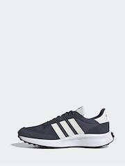 adidas Blue/white Run 70s Lifestyle Running Trainers - Image 4 of 8