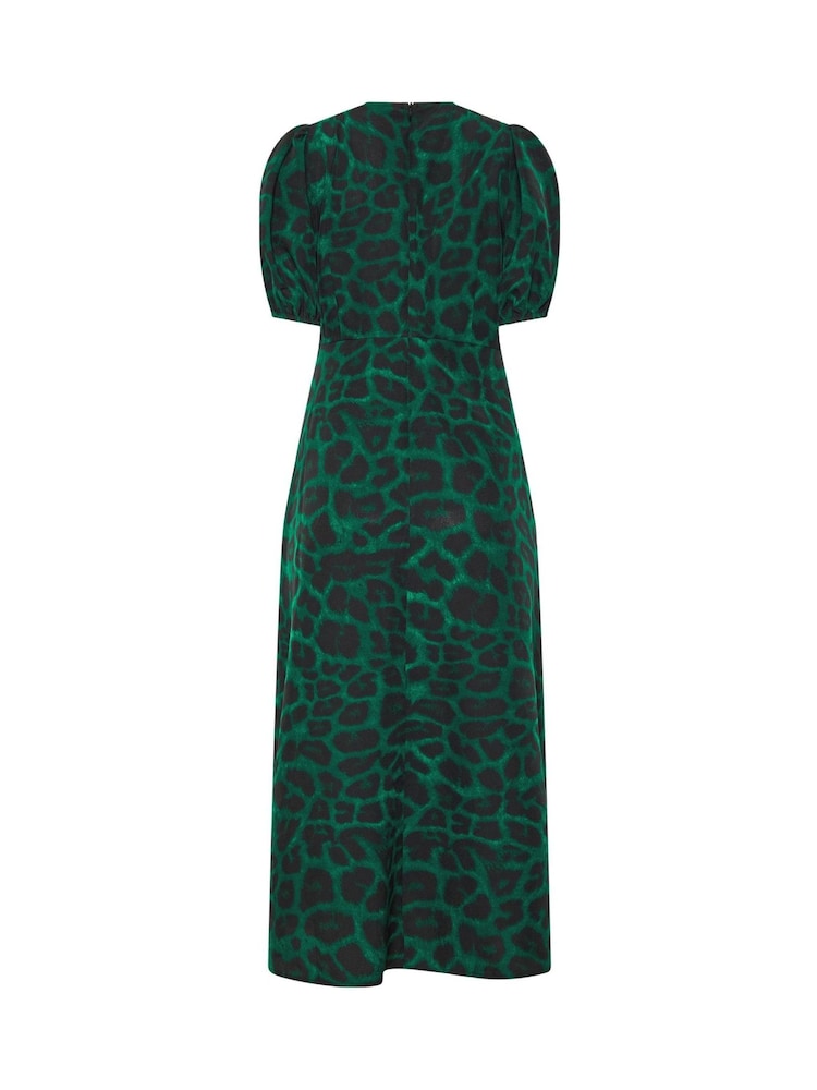 Star by Julien MacDonald Green Satin Print Dress - Image 6 of 6 Star by Julien MacDonald Green Satin Print Dress - Image 6 of 6
