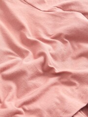 Pink Maternity Nursing Peplum Top - Image 6 of 6