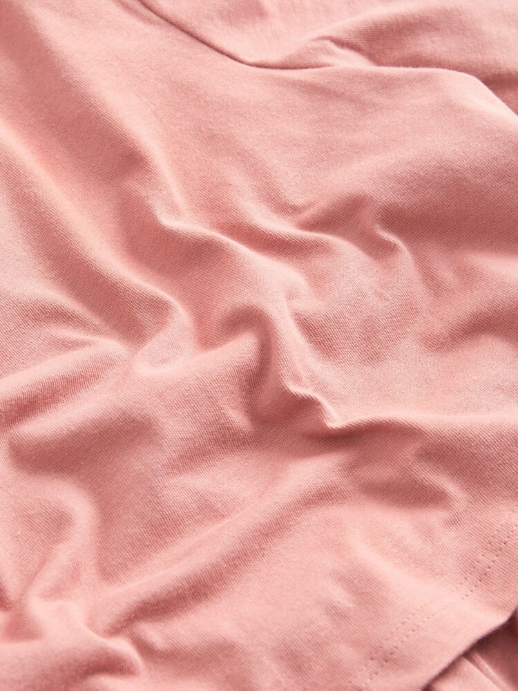 Pink Maternity Nursing Peplum Top - Image 6 of 6