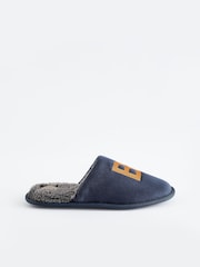 Navy Blue Small Monogram Slippers - Image 3 of 6