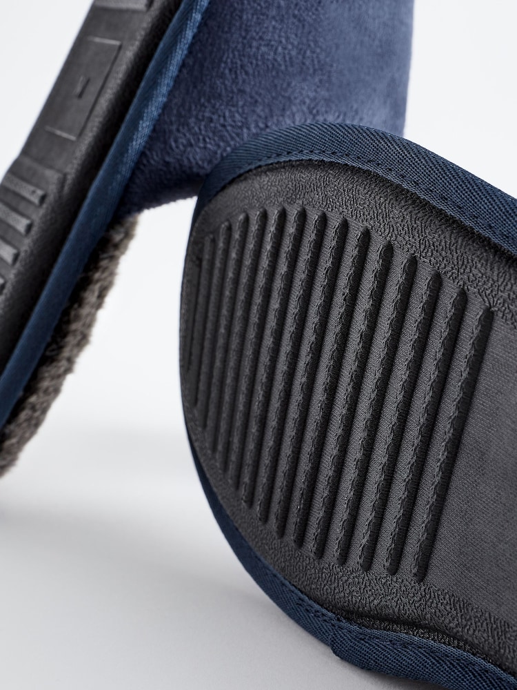 Navy Blue Small Monogram Slippers - Image 5 of 6